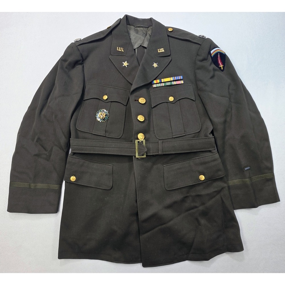 WW2 US Army Class A Uniform Dress Jacket Size 40 Supreme Headquarters Pentagon